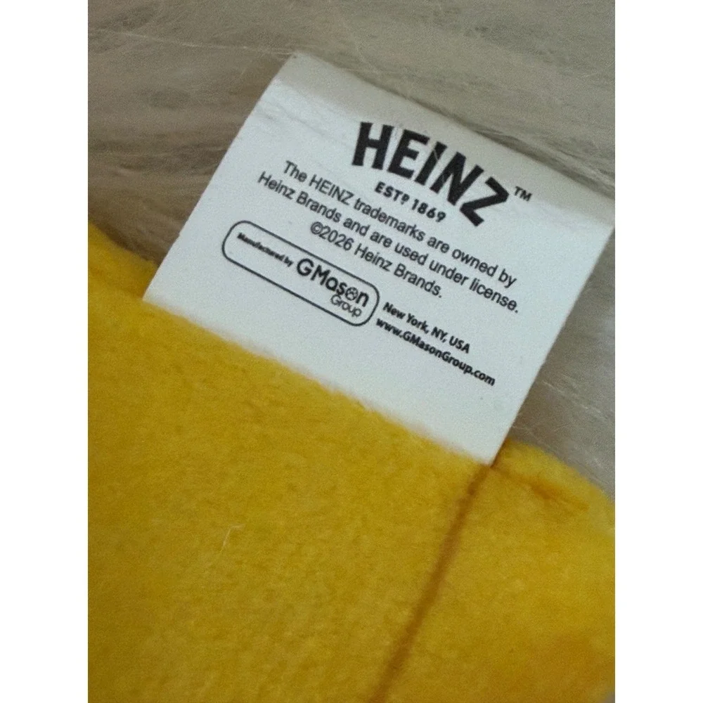Heinz Ketchup and Yellow Mustard Catnip Plush Cat Toys Set 2 Pack